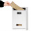 Large Wall Mounted Mailbox with Secure Coded Lock, Vintage Metal Lockable Post Box for Home Outdoor 4