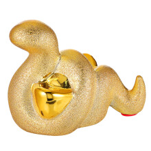 Ceramic Snake Piggy Bank for Adults, Symbolic Snake Year 2025 Coin Jar, Durable Decorative Money Box