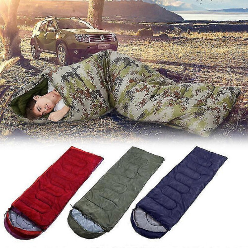 (950g, Purple) Portable Sleeping Bag Envelope Type Splicing Lightweight Waterproof Sleeping Bag For 1
