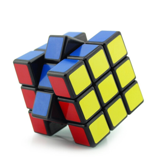 Speed Cube 3x3 with Anti‑Pop Structure and Smooth Corner Cutting for Professional Solvers (Sticker) 1