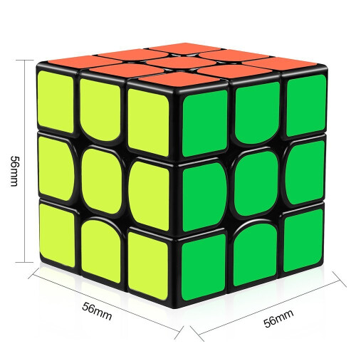 Speed Cube 3x3 with Anti‑Pop Structure and Smooth Corner Cutting for Professional Solvers (Sticker) 2