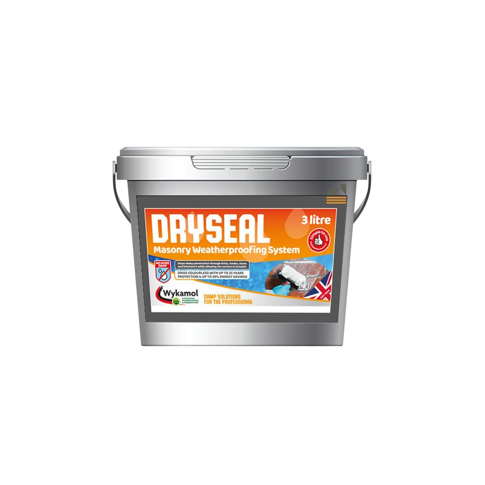 Water Repellent Masonry Treatment Wykamol Dryseal Waterproof Cream 3 Litre x 2 - Image 4