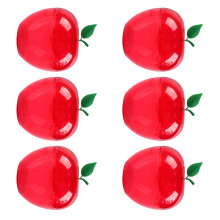 Realistic Apples Shaped Plastic Candy Box For Party-Red size M
