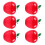 Realistic Apples Shaped Plastic Candy Box For Party-Red size M 1