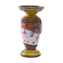 Handcrafted Resin Indian Totem Candle Holders-Indian fashion