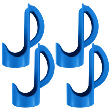 Bulk Set Of Note Themed Beverage Holders For Securing-Blue