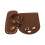 3 Piece PU Leather Hooked Bag Making Kit With Base-Dark  brown 1