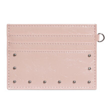 Chic And Functional PU Multiple Slot Card Case With-Pink