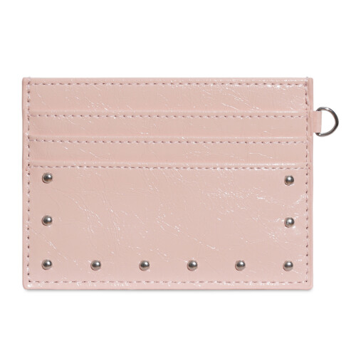 Chic And Functional PU Multiple Slot Card Case With-Pink