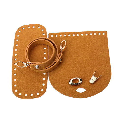DIY Handbag Sewing Kit With Adjustable Shoulder Strap-Orange