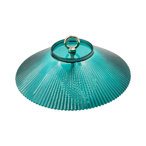 Bouclier transparent pour mangeoires à oiseaux,-Bleu 44