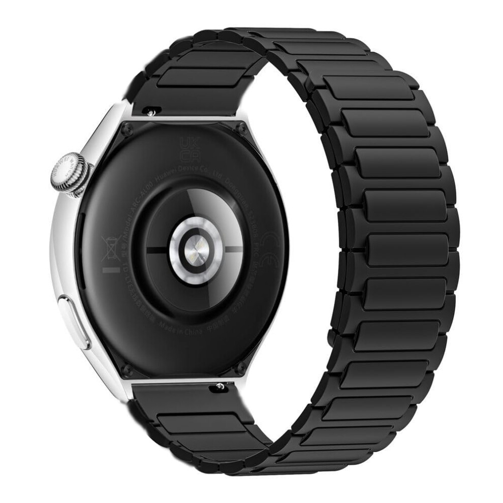 22Mm Magnetic Silicone Watch Band For Huawei Gt5 Gt4 Gt3 Gt2 With Quick Lock And Soft Comfort Black 9351714596060