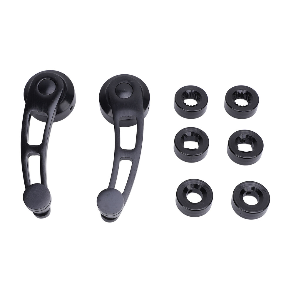 4 1/4 Inch Window Crank Kit, Billet Aluminum Black 7891296656568