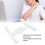 Posture Corrector for Men and Women Adjustable Back Support Brace with Ergonomic Shoulder Alignment SWhite 4