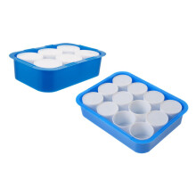 2pcs Watercolor Paint Palette Box with Removable Mixing Cups for Oil Painting and Travel Use