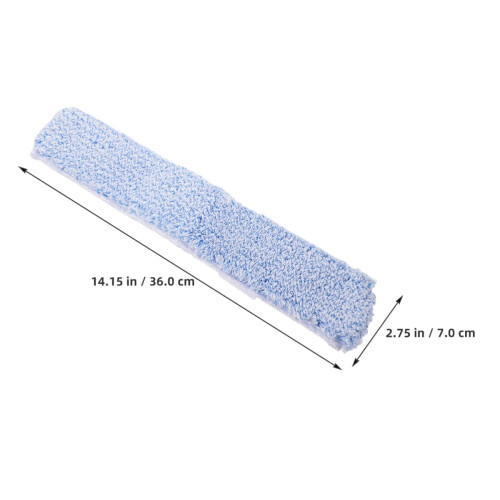 2pcs Window Cleaning Refill Pads for Streak Glass, Reusable Microfiber Replacement Pads 1