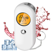 Breathalyzer Digital Alcohol Tester with RealTime LCD Display and Audible Alert for Fast Accurate Readings