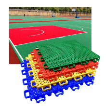 25cm Grey Modular Sports Floor Tiles, Anti‑Skid Wear‑Resistant Interlocking Basketball Court Flooring