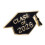 Academic Hat Shaped Badge Brooch With Smooth Enamel Finish-33 1