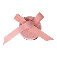 Trendy Circular Bowknot Accent Plastic Jewelry-Pink ring..box