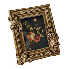 Creative Raised Golden Resins Photo Frame Perfect For Table-C
