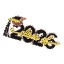 Vintage geïnspireerde Scholar Cap-broche met levendige-21