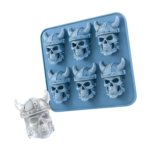 Totenkopf-Eisform mit kreativer Form, Silikonform für-1