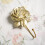 Romance Heart Shape Rose Paint Hook For Keys And-Silver 7