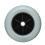 200x50mm Wheelchair Castor Wheel Solid Rubber NonMarking Tread Quiet Smooth Rolling Replacement 1