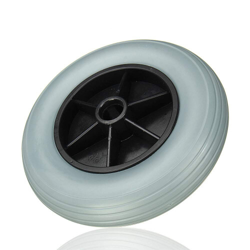 200x50mm Wheelchair Castor Wheel Solid Rubber NonMarking Tread Quiet Smooth Rolling Replacement 2
