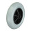 200x50mm Wheelchair Castor Wheel Solid Rubber NonMarking Tread Quiet Smooth Rolling Replacement 4