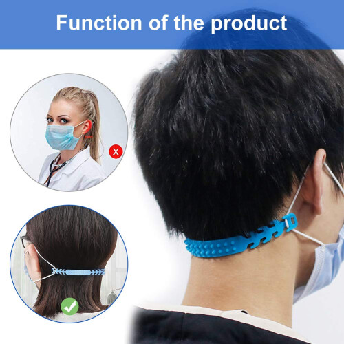 5PCS 3D Face Mask Bracket and Strap Extender Set for Comfortable Breathing and Lipstick Protection 2