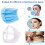 5PCS 3D Face Mask Bracket and Strap Extender Set for Comfortable Breathing and Lipstick Protection 5