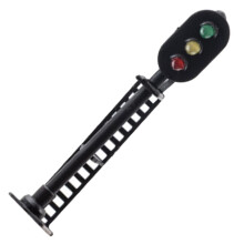 HO Scale Model Railway Signal Light with Realistic ThreeColor LED for Train Layout Diorama