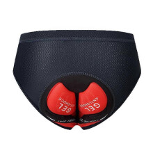 (3XL, Dark Blue) "Men's Cycling Briefs with 3D Silicone Pad Quick-Drying Soft Riding Underwear for Outdoor Sports"