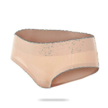 (L, Low-waist 168beige) Women Padded Push Up Panties Butt Lifter Shaper Fake Ass
