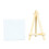 10‑Piece Mini Tabletop Easel Set, Small Wooden Display Easels with Smooth Sanded Pinewood Frames 2