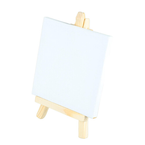 10‑Piece Mini Tabletop Easel Set, Small Wooden Display Easels with Smooth Sanded Pinewood Frames 2