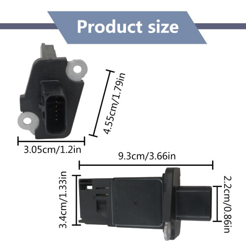Mass Air Flow Sensor Replacement 3L3Z12B579BA for 2006 Lincoln Zephyr, Precise Airflow Measurement, Improved Engine Performance 1