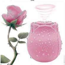 (Pink) 2024 Rose For Women Mini Massager Stress Relief 10 Modes -CAN