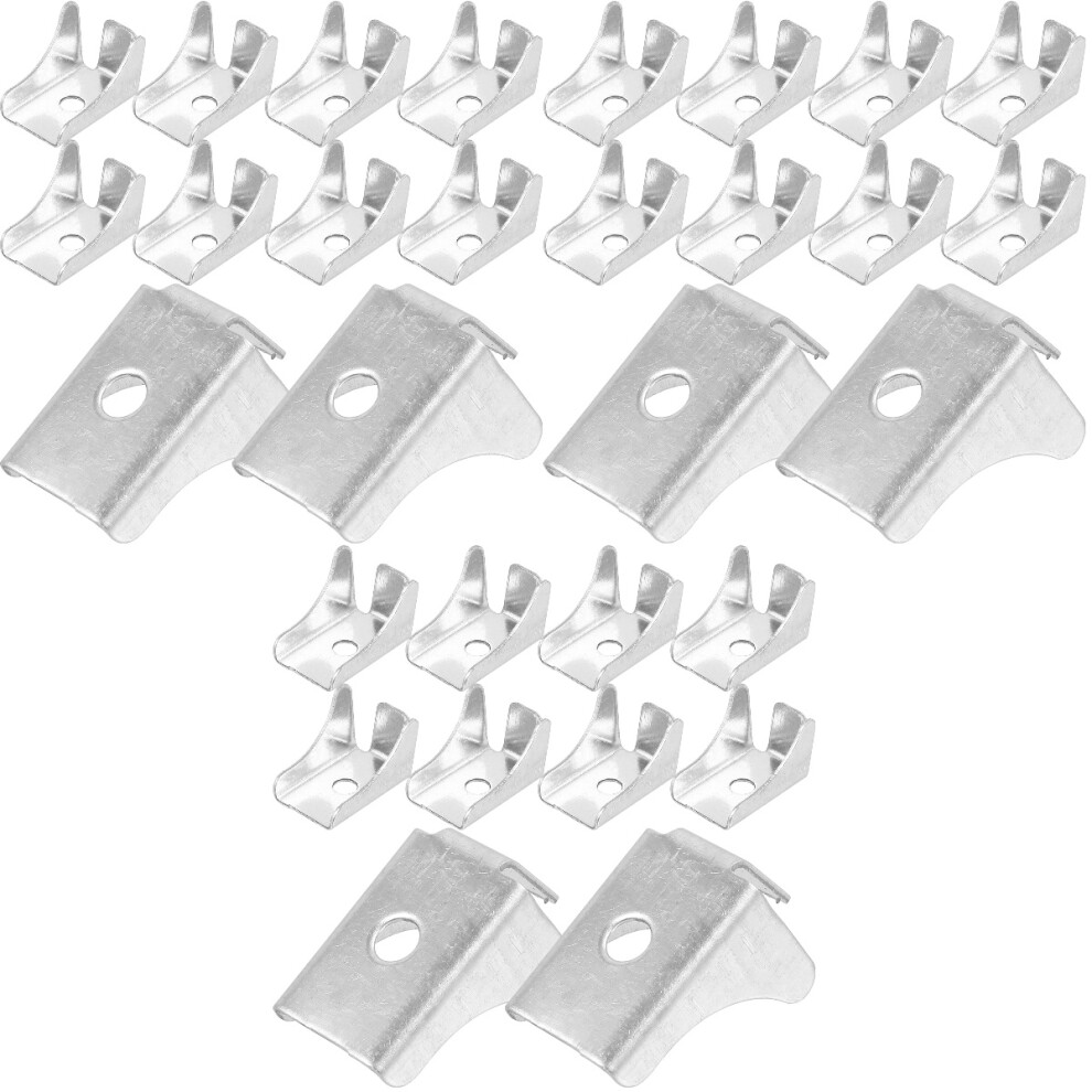 30Pcs Silver Metal Shelf Support Pegs Steel Clips For Kitchen Cabinets 3743869414553