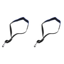 2Pcs Stylish Blue Saxophone Harness Strap Adjustable Neck Belt Durable