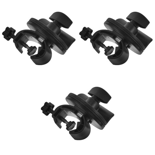 3Pièces Attache Métallique Polyvalente Pour Micro Et Support Téléphone 1