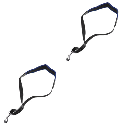 2Pcs Stylish Blue Saxophone Harness Strap Adjustable Neck Belt Durable 1