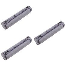 3Pcs Grey Canvas Yoga Mat Storage Bag Durable Outdoor Shoulder Sling