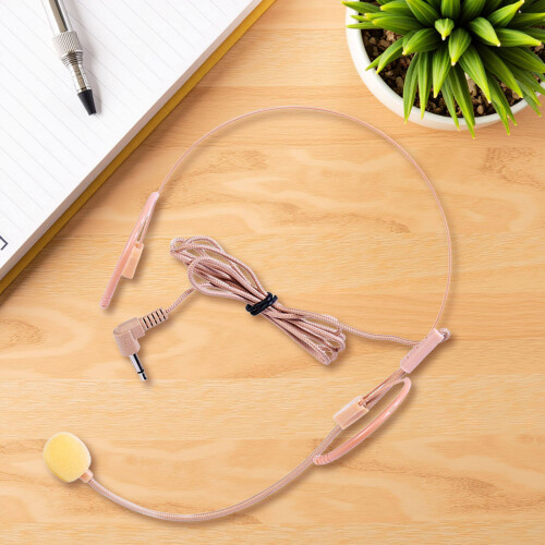 Micro-Casque ABS Rose Pour Chant Enseignement Flexible 2