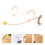 Micro-Casque ABS Rose Pour Chant Enseignement Flexible 6