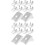 20Pcs Heavy Duty Steel Shelf Support Clips Silver for Cabinets 4