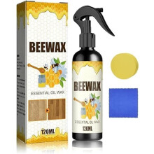 120ml Natural Beeswax Furniture Polish Spray for Deep Wood Nourishment and Quick Dry Finish