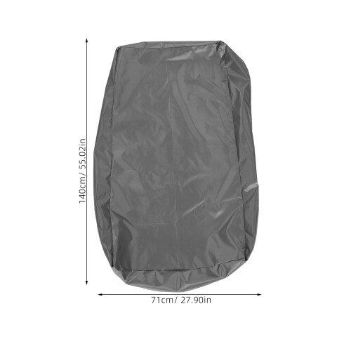 3Pcs Durable Waterproof Oxford Cloth Treadmill Protective Covers Grey 1